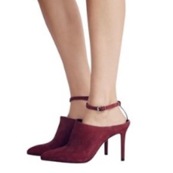 Messeca New York Bordeaux Beretta  heels boots. Size 7 . Very good condition - Picture 1 of 13